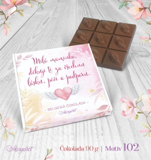 Belgická čokoláda 90 g  |  Motiv 102